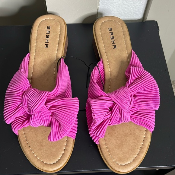 Bow Sandal Pink - Picture 1 of 1